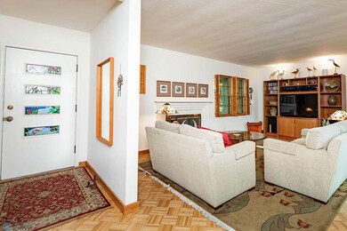 Entryway and Living Room Area