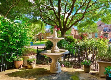 Front porch courtyard.