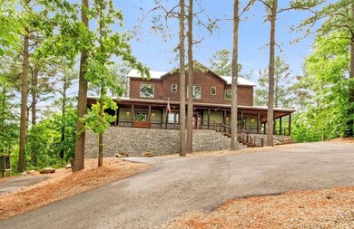 View of front of property with a porch