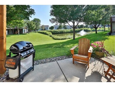 Nice patio off the walkout lower level with views 