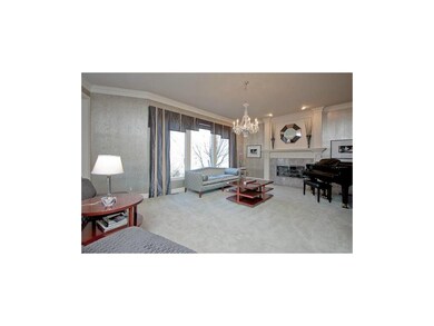 Custome draperies and Marble faced fireplace (wood