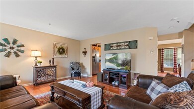 A second view of the living room looking towards t