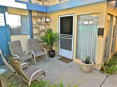 Entrance to rear unit & private patio