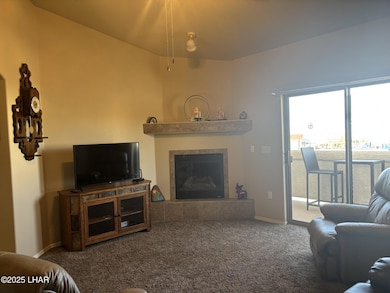 Living Room with Slider to Patio