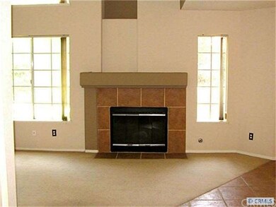 Living room fireplace