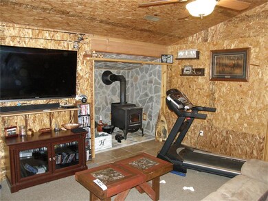 Great Room with wood burning stove