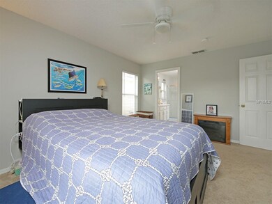 Master bedroom with updated master bathroom.
