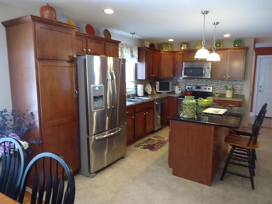Gleaming kitchen