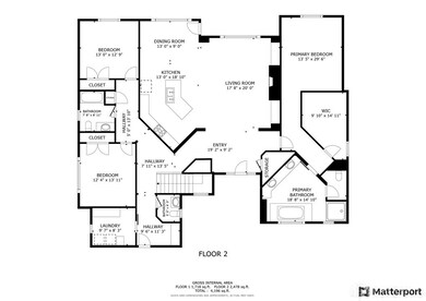 Main level floor plan