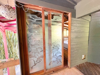 Stunning sliding doors into the bedroom.