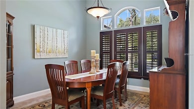 Formal dining area