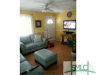 Living Room. Cheerful Living Room with Laminate Fl
