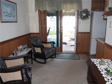 Dining Area and Patio Door to the 2 tiered Deck