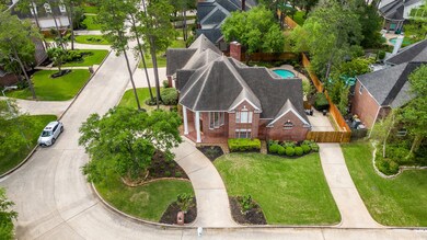 Just WOW!!! 11,999 sf lot per HCAD, which is .28 acres. So much privacy and space for you, your family and even your pets!  Notice the additional single wide driveway on the right side of the photo in addition to the three car garage on the opposite side of the home.