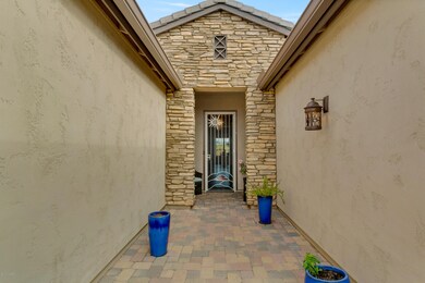 Stacked Stone Entry