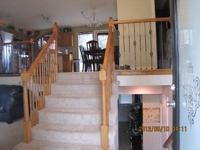 Entering the home.