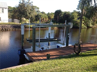 Nice dock area with 10,000 lb boat lift.