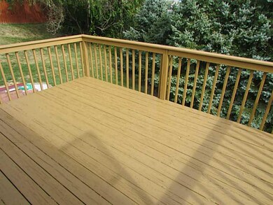 Patio/Deck. Freshly Painted Deck!