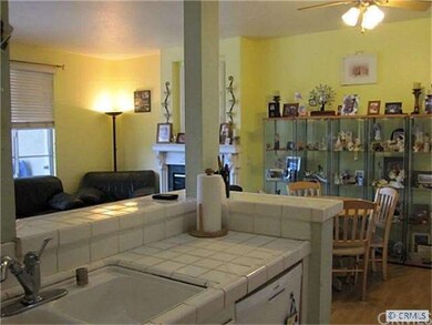 Looking out from Kitchen toward the Living Room an