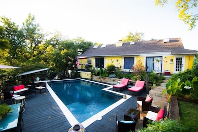 Swimming pool featuring a deck