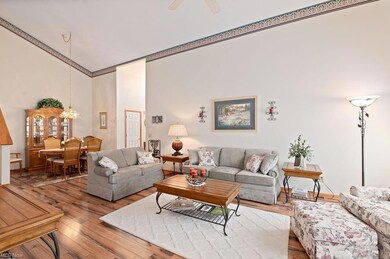 Open concept living/dining area