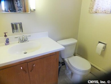 Bathroom Half bath in master