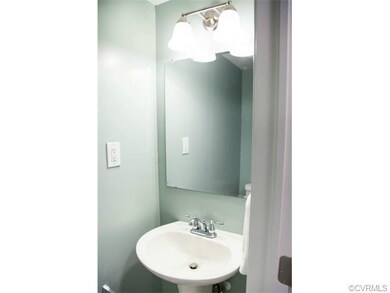 Half bath on first floor.