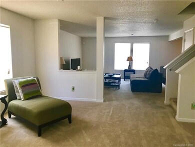 Living Room flows into Family Room, perfect for en