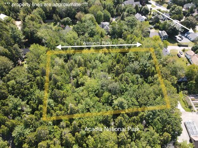 Aerial facing south closeup