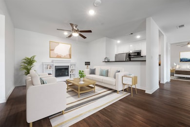 This warm and welcoming living room showcases styl