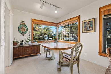 Dining Area With Corner Window