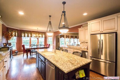Oversized chef's kitchen