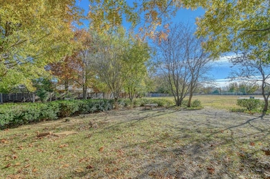 View of park like garden looking South