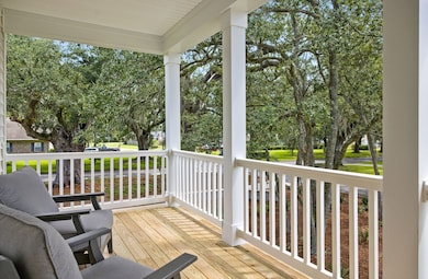 Sago Covered Second-Story Porch