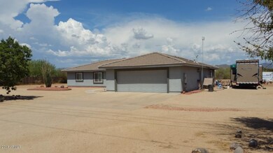 Front of home and RV spot