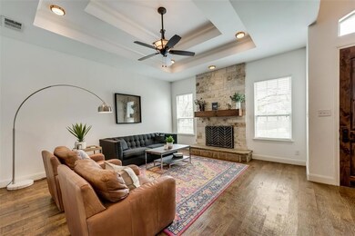 Real Hand Scraped HW floors. Front living room