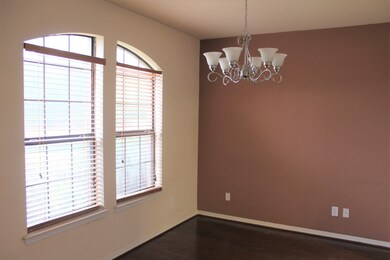 Dining room off to the left side of the entry way.