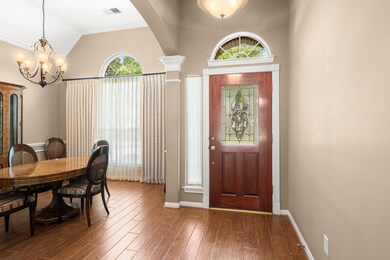 Lovely wood stained door