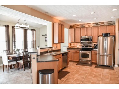 Stunning kitchen with stainless steel appliances, 