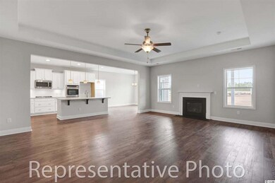 Optional fireplace