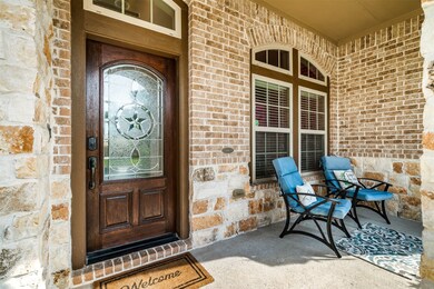 Charming front porch.