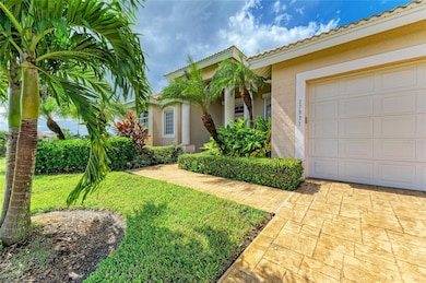 Lush tropical landscape with irrigation system in place.