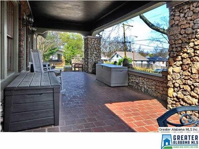 Front porch extraordinaire!  This porch provides a