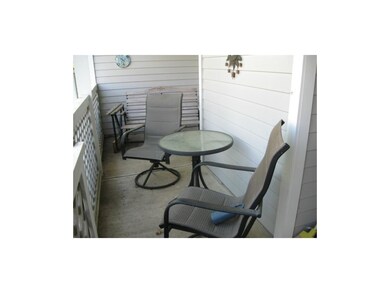 Patio for morning coffee
