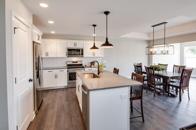 Kitchen with island