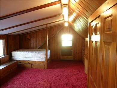 Exterior Front. The loft bedroom is over the garag
