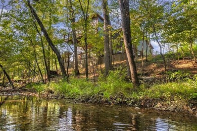 creek at back of cabin