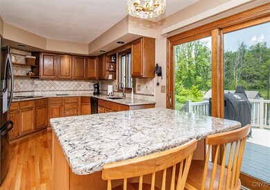 Movable Island . Kitchen has beautiful Cambria Cou