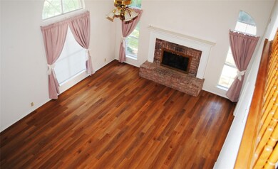 Living Room View From Upstairs