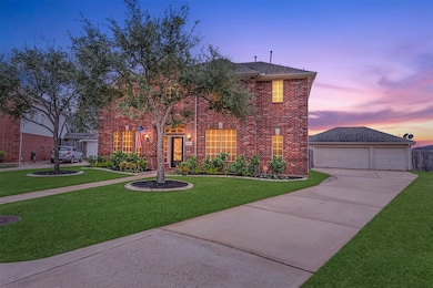 Gorgeous curb appeal with a detached garage